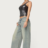 Laidie Metallic Tank Top