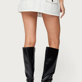 Petite Mckinley Denim Mini Skirt