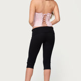 Naliah Raw Edge Strapless Corset