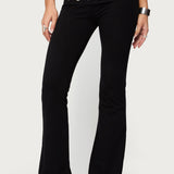 Nairobi Grommet Foldover Flared Leggings