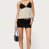 Petite Aisha Low Rise Mini Skirt