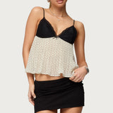 Rhian Lacey Pleated Babydoll Top