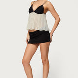 Rhian Lacey Pleated Babydoll Top