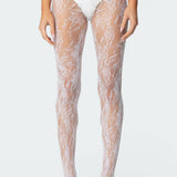 Lacey Fishnet Tights