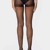 Sheer Polka Dot Tights