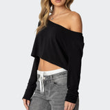 Cropped Off Shoulder Top