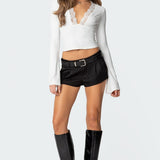 Tina Lacey Plunge Neck Top