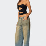 Ariella Cut Out Strapless Top