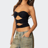 Ariella Cut Out Strapless Top