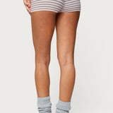 Lillian Striped Knit Shorts