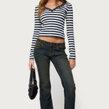Solly Striped Long Sleeve T Shirt