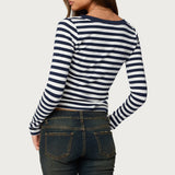 Solly Striped Long Sleeve T Shirt