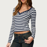 Solly Striped Long Sleeve T Shirt