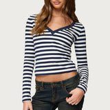 Solly Striped Long Sleeve T Shirt