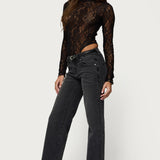 Rosalinda Sheer Lace Bodysuit