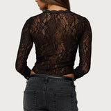 Rosalinda Sheer Lace Bodysuit