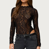 Rosalinda Sheer Lace Bodysuit
