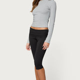 Loria Striped Boat Neck Top
