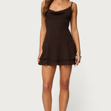 Josefina Drop Waist Chiffon Mini Dress