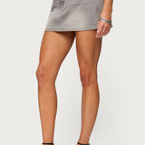 Chiara Denim Micro Skirt