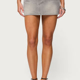 Chiara Denim Micro Skirt