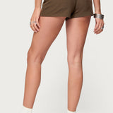 Karla Pleated Tailored Micro Shorts