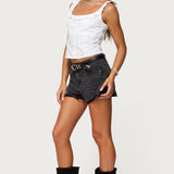 Fern Mid Rise Denim Shorts
