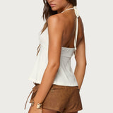 Leonora Halter Babydoll Top