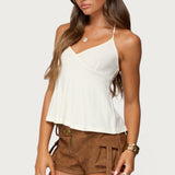 Leonora Halter Babydoll Top