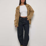 High Rise Barrel Jean in Indigo