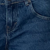 Low Rise Parallel Jeans in Mid Blue Used