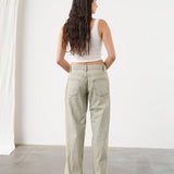 Low Rise Parallel Jeans in Desert Sand Wash