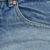 Low Rise Parallel Jeans in Powder Blue