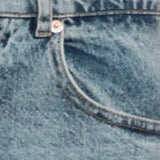 Low Rise Parallel Jeans in Vintage Blue Wash