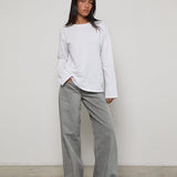 Low Rise Roomy Jeans in Bleach Grey