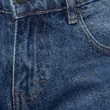 Roomy Extra Wide Low Rise Jean in College Blue