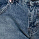 Roomy Extra Wide Low Rise Jeans in Powder Blue