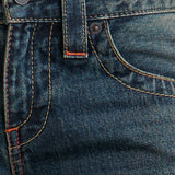 Low Rise Twisted Seam Jeans in Dirty Green