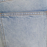 Low Slung Roomy Jeans in Breeze Blue Wash