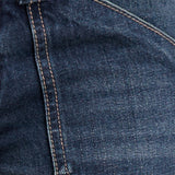 Low Rise Relaxed Cargo Jeans in Mid Blue Tint