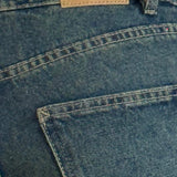 Low Rise Parallel Jeans in Bright Blue