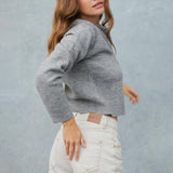 Low Rise Parallel Jeans in Off White