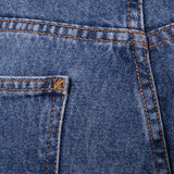 Roomy Extra Wide Low Rise Jeans in Mid Blue Used
