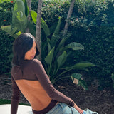 Neta Back Cut Out Bodysuit