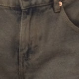 Roomy Extra Wide Low Rise Jeans in Dark Black Sand