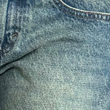 Roomy Extra Wide Low Rise Jeans in Sea Green