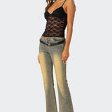 Eira Sheer Lace Tank Top