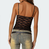 Eira Sheer Lace Tank Top