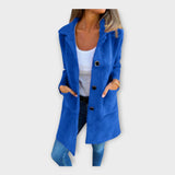 Wool Coat with Elegant Closure