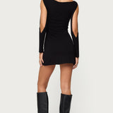 Billy Cutout Boat Neck Mini Dress